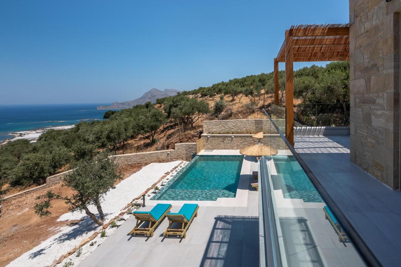 Alma Natura Villas Falasarna- Avgerinos Villa Bagian luar foto