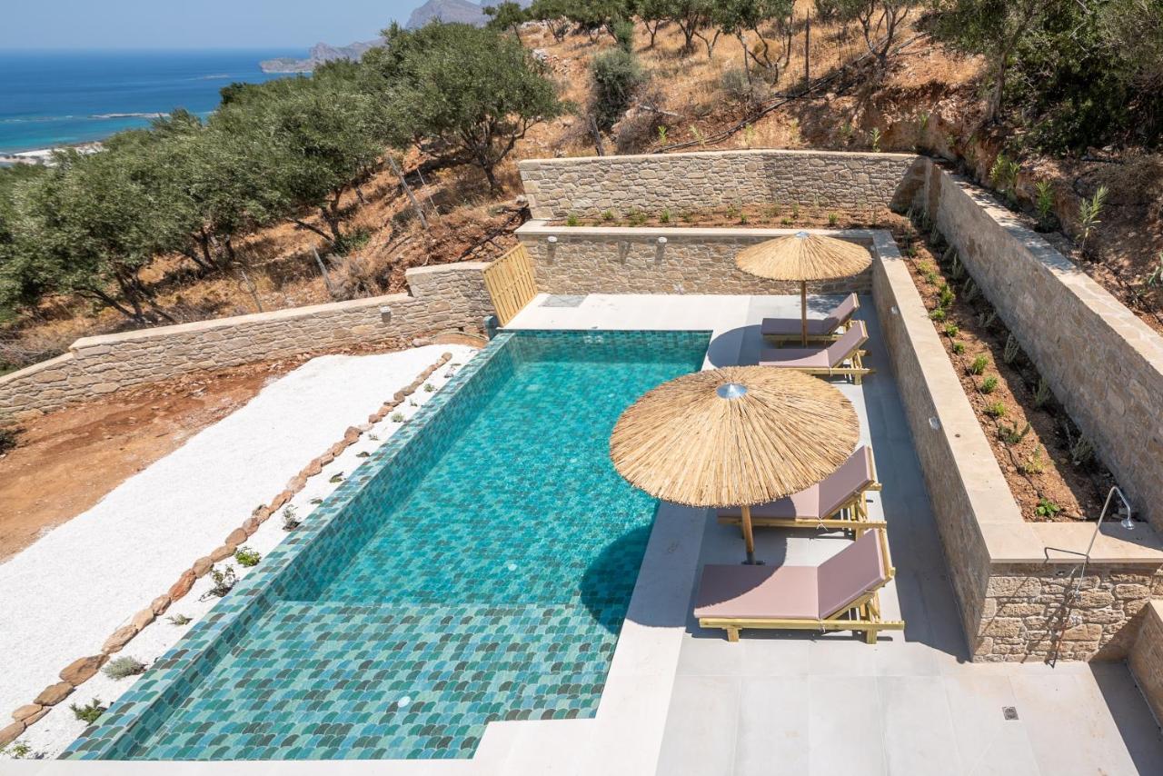 Alma Natura Villas Falasarna- Avgerinos Villa Bagian luar foto